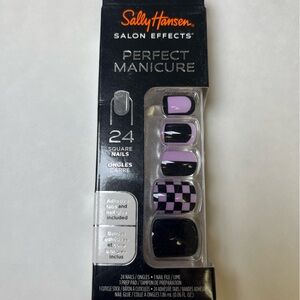 Sally Hansen Salon Effects Perfect Manicure Press on Nails - Check Please New